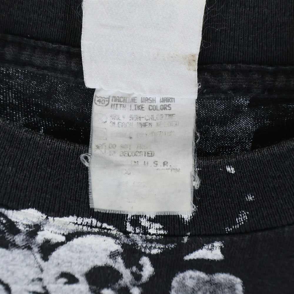 VINTAGE(ヴィンテージ) 90S VINTAGE THE BEATLES Sgt. Pepper's Lonely Hearts Club Band ビートルズ ヴィンテージプリントTシャツ 半袖カットソー 総柄 ブラック