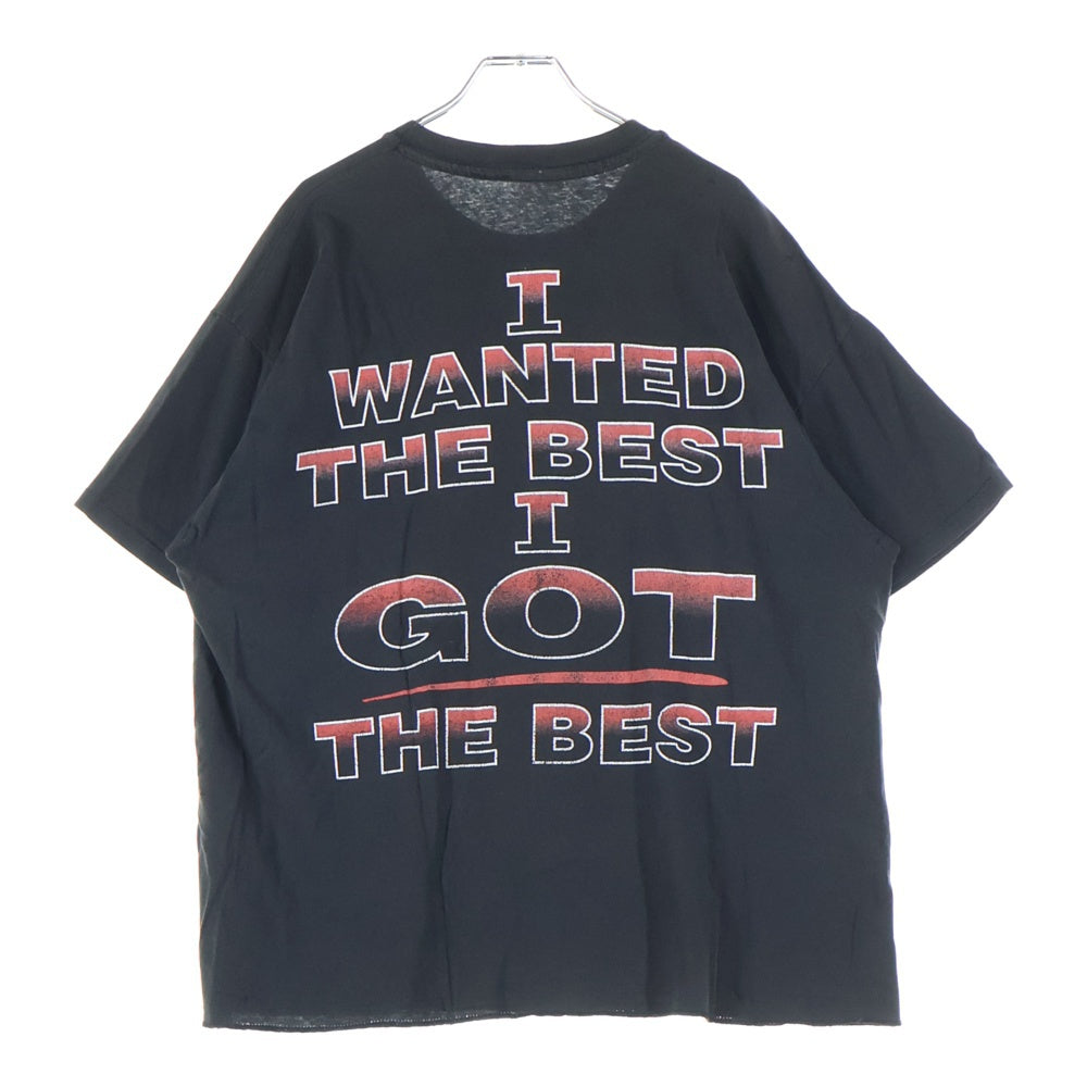 VINTAGE(ヴィンテージ) 90S VINTAGE KISS 4FACE I WANTED THE BEST キス ヴィンテージプリントTシャツ 半袖カットソー ブラック