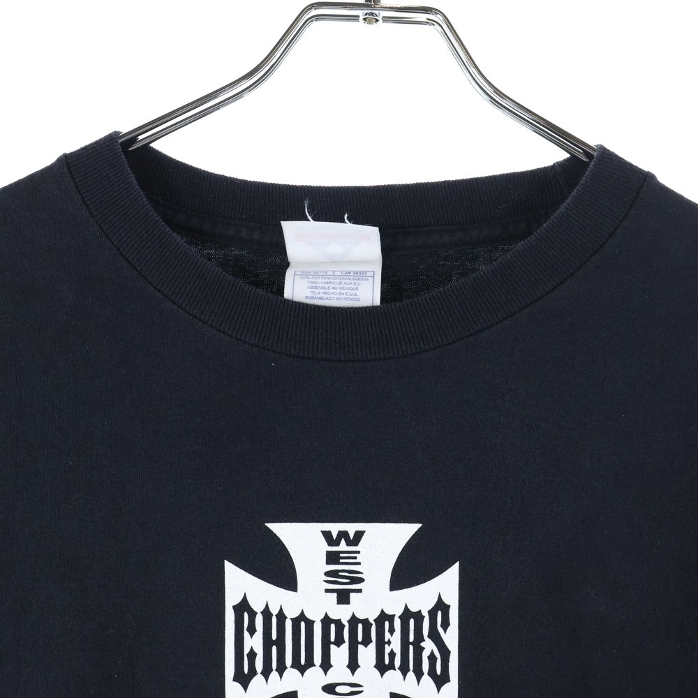 VINTAGE(ヴィンテージ) 00S VINTAGE WEST COAST CHOPPERS ウエストコースト チョッパーズ プリントTシャツ 長袖カットソー ブラック/ホワイト