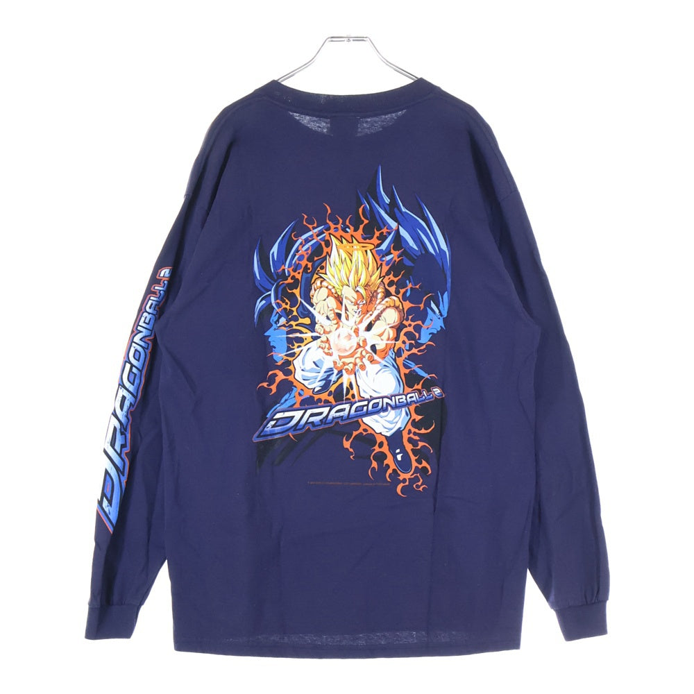 VINTAGE(ヴィンテージ) 00S DRAGON BALL Z ドラゴンボール ゴジータ プリントTシャツ 長袖カットソー ネイビー