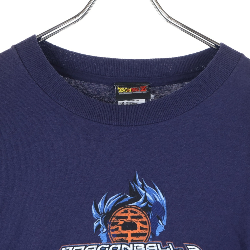 VINTAGE(ヴィンテージ) 00S DRAGON BALL Z ドラゴンボール ゴジータ プリントTシャツ 長袖カットソー ネイビー