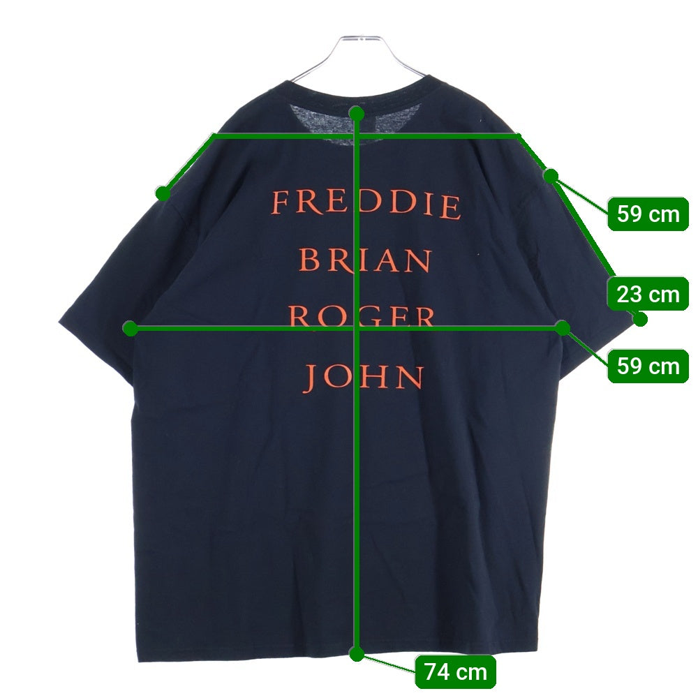 VINTAGE(ヴィンテージ) 00S QUEEN クイーン プリントTシャツ 半袖カットソー ブラック/オレンジ