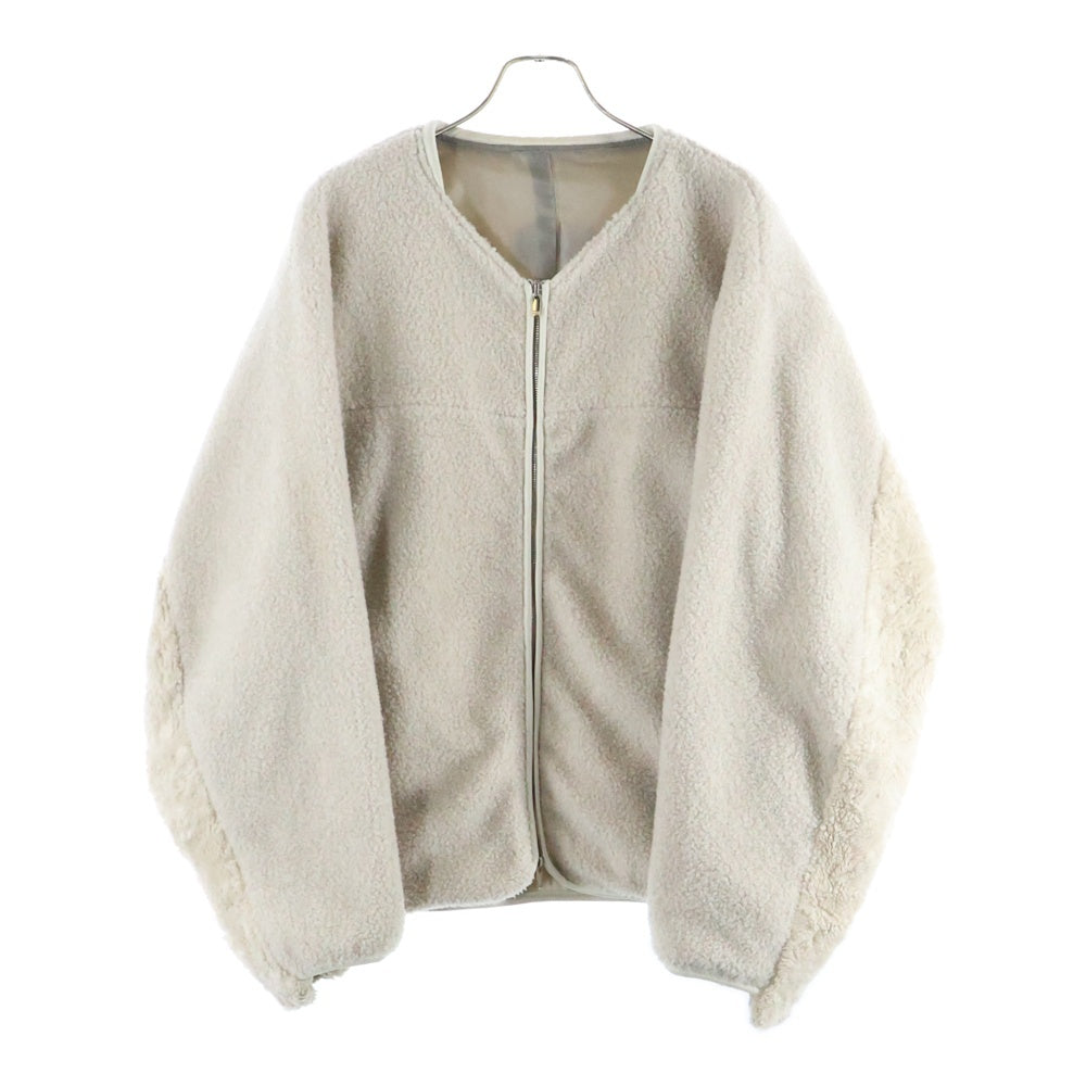 Stein(シュタイン) COMBINED SLEEVE BOA JACKET コンバイン スリーブ ボア フリース ジャケット ベージュ ST.286