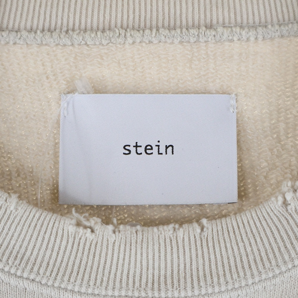 Stein(シュタイン) OVERSIZED REBUILD SWET オーバーサイズ リビルド クラッシュ プルオーバー スウェット ベージュ ST.306