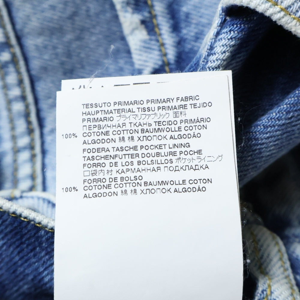 Maison Margiela 1(メゾンマルジェラ) 22SS SLASH DETAIL DENIM PANTS スラッシュディテールデニムパンツ ジーンズ インディゴ レディース S51LA0051 S30513