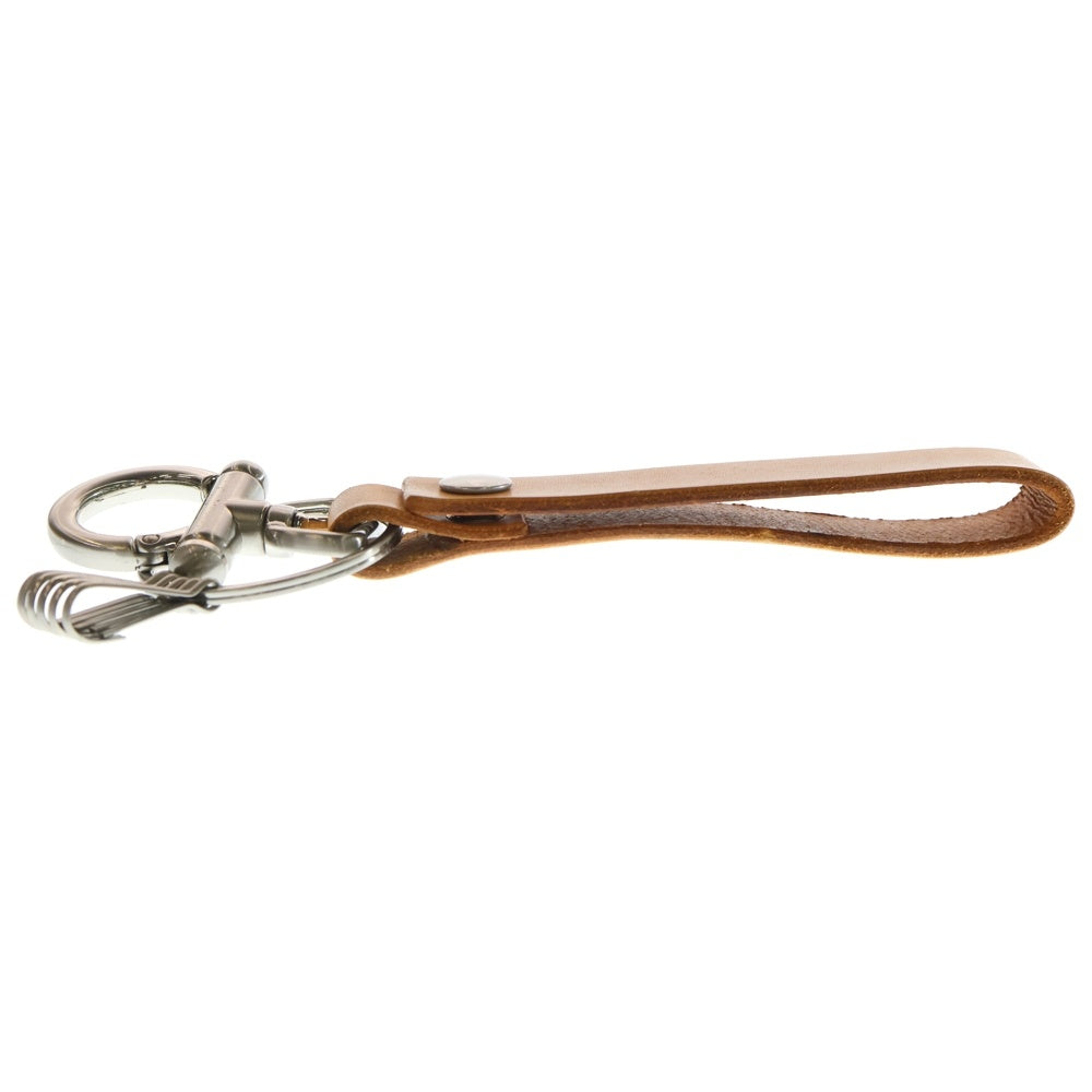 Hender Scheme(エンダースキーマ) KEY FLOCK キーフロック レザー リング ストラップ ブラウン