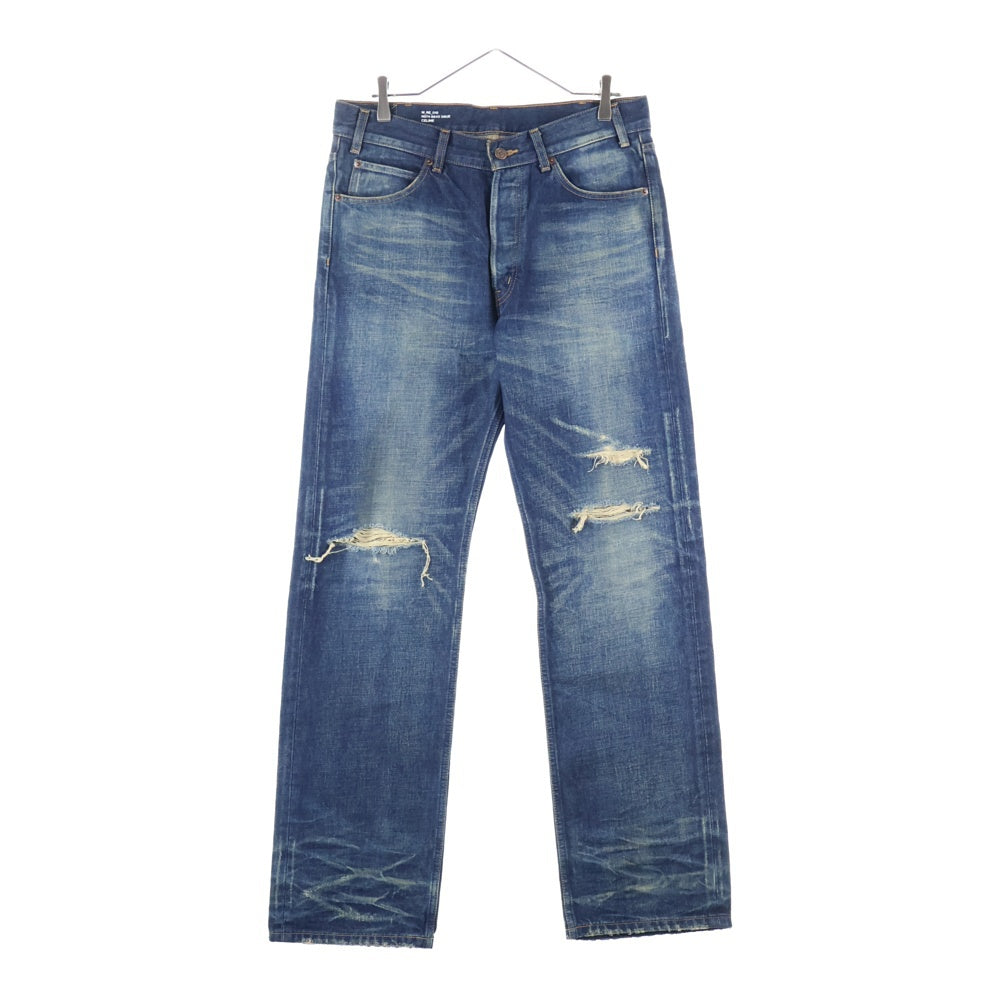 CELINE(セリーヌ) Destroyed Blue Marble Wash Denim カートジーンズ デストロイド ブルーマーブルウォッシュ デニムパンツ ジーンズ