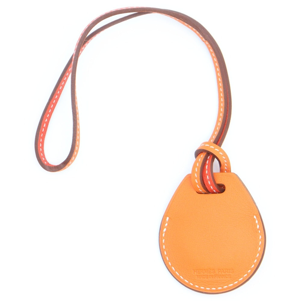 HERMES(エルメス) AirTag エアタグケース ストラップ ヴォースイフト オレンジ T刻印