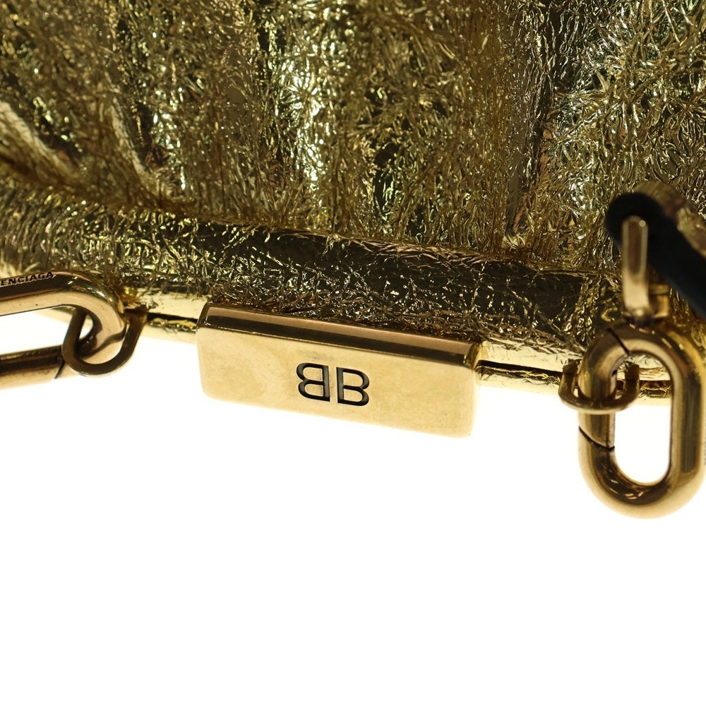BALENCIAGA(バレンシアガ) クラウド コインショルダーバッグ ゴールド 618915