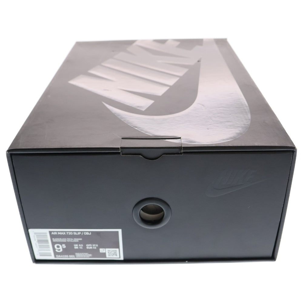 NIKE(ナイキ) ODELL BECKHAM JR AIR MAX 720 SLIP オデルベッカムジュニア エアマックス720スリップ ローカットスニーカー ブラック US9.5/27.5cm DA4155-001