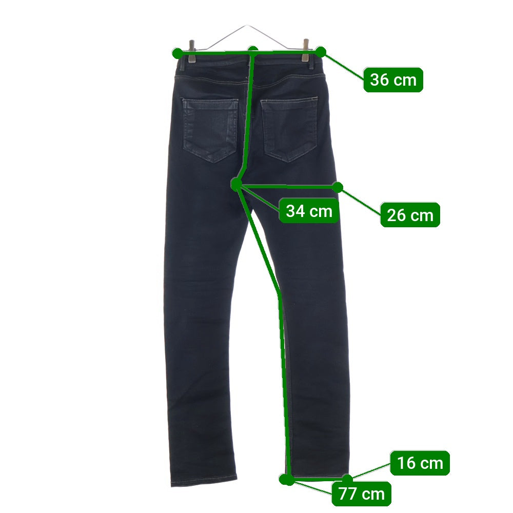 DRKSHDW(ダークシャドウ) DETROIT CUT デトロイトカット スキニーデニムパンツ ブラック DU01D1366-SBB