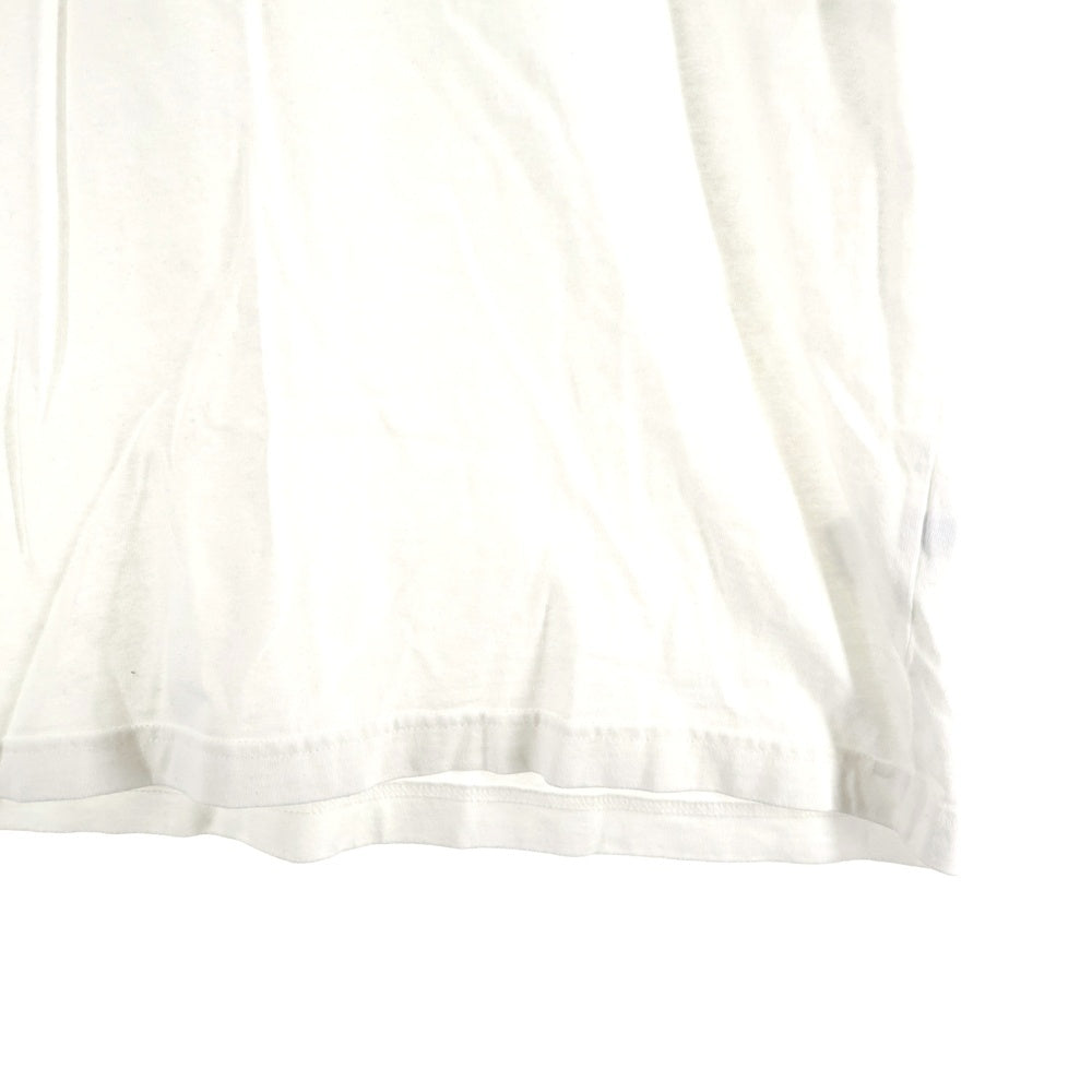 SEQUEL(シークエル) フロントロゴプリント クルーネック 半袖Tシャツ カットソー ホワイト