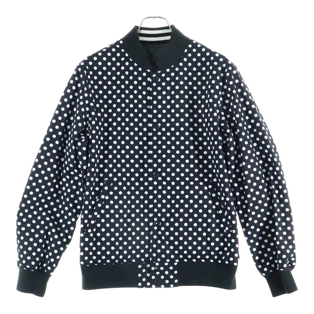 SUPREME(シュプリーム) 14SS ×COMME des GARCONS SHIRT Reversible Varsity Baseball Jacket コムデギャルソンシャツ リバーシブル ドット 総柄 バーシティー ベースボールジャケット