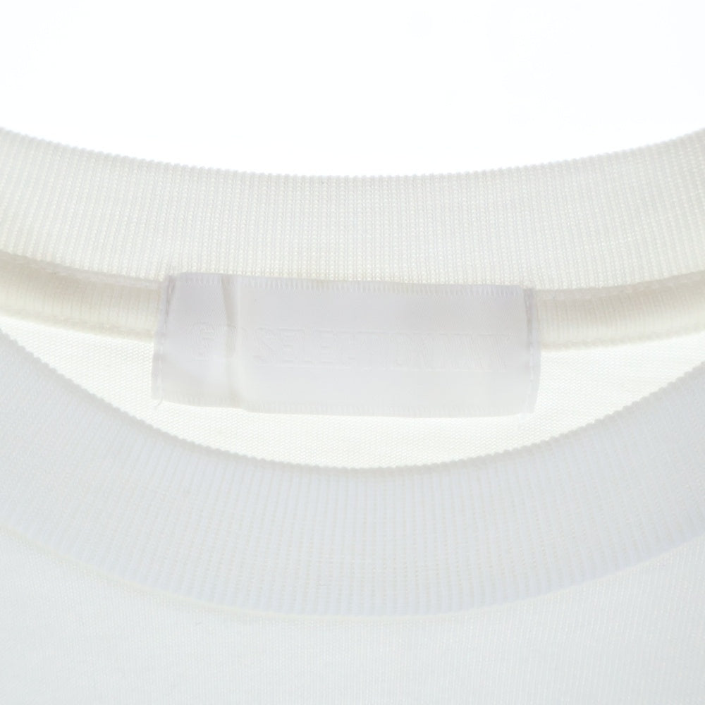 GOD SELECTION XXX(ゴッドセレクショントリプルエックス) フロントフォトプリント クルーネック 半袖Tシャツ カットソー ホワイト GX-S21-ST-06