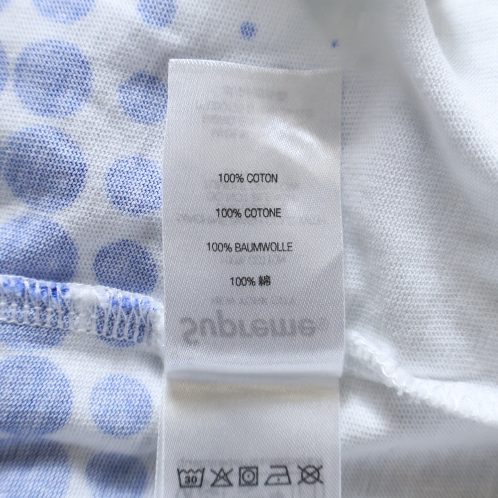 SUPREME(シュプリーム) 24SS Halftone S/S Top Tee ハーフトーン プリント 半袖Tシャツ カットソー ホワイト