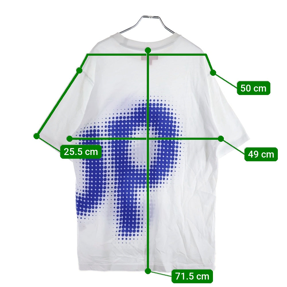 SUPREME(シュプリーム) 24SS Halftone S/S Top Tee ハーフトーン プリント 半袖Tシャツ カットソー ホワイト