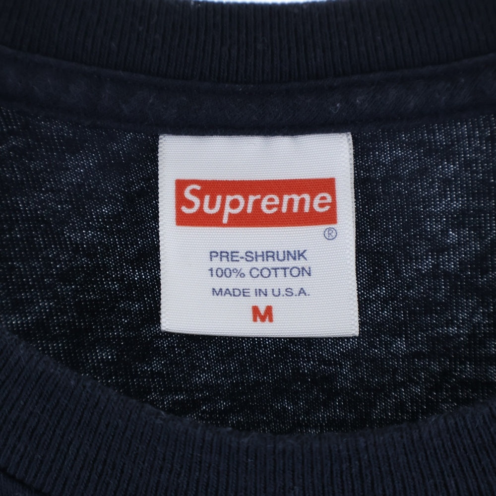 SUPREME(シュプリーム) 23AW Camacho Tee カマチョ プリント 半袖Tシャツ カットソー ネイビー