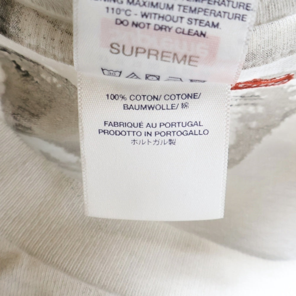 SUPREME(シュプリーム) 24SS ×MM6 Maison Margiela Box Logo Tee エムエムシックスメゾンマルジェラ ボックスロゴ トロンプルイユ 半袖Tシャツ カットソー ホワイト