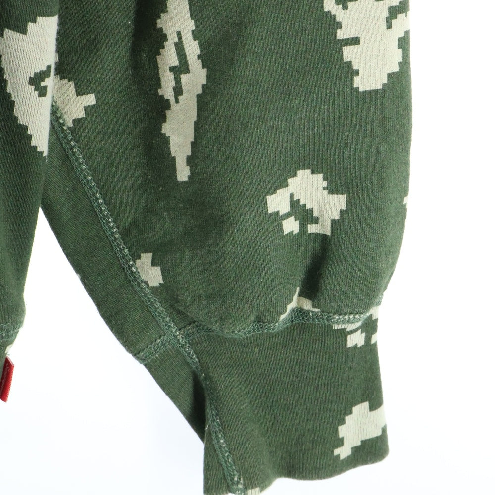 SUPREME(シュプリーム) 21AW Box Logo Hooded Sweatshirt ボックスロゴ デジカモ フーデッドスウェットシャツ プルオーバーパーカー カーキ