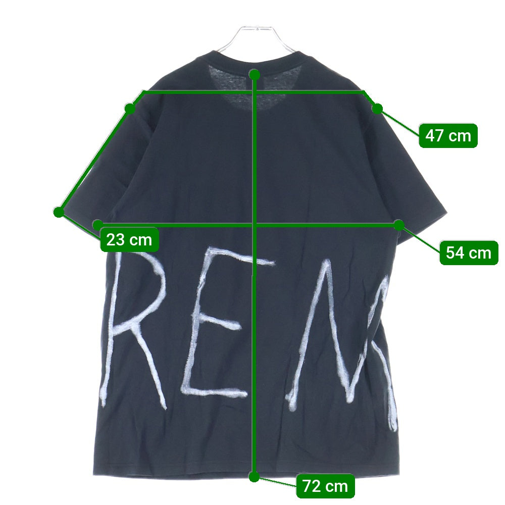 SUPREME(シュプリーム) 25SS Painted Tee 両面オーバーペイントデザインTシャツ 半袖クルーネックカットソー ブラック