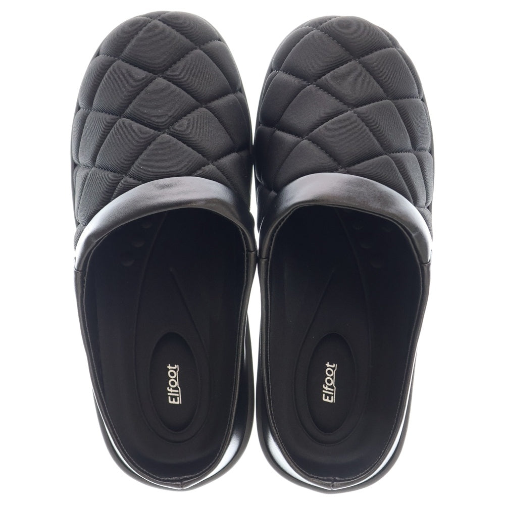 NO BRAND(ノーブランド) Elfoot エルフット Slim Slip-on Shoes スリム スリッポン シューズ ブラック