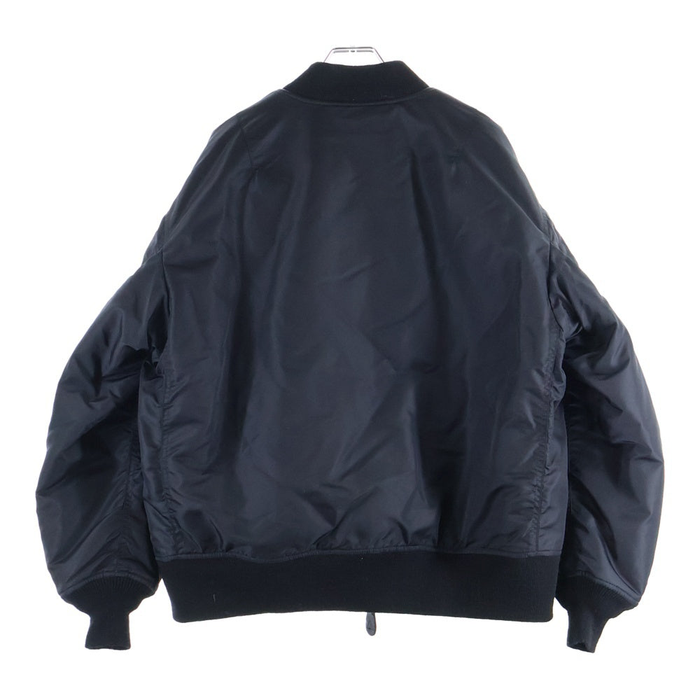 MARKAWARE(マーカウェア) NYLON TWILL MA-1 ナイロンツイル フライト ボンバージャケット ブルゾン ブラック M24C18BL02C