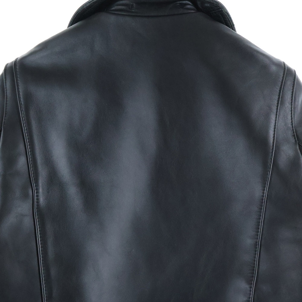 Lewis Leathers(ルイスレザー) Cyclone Cow Hide サイクロン カウハイド タイトフィット ダブルライダースレザージャケット ブラック