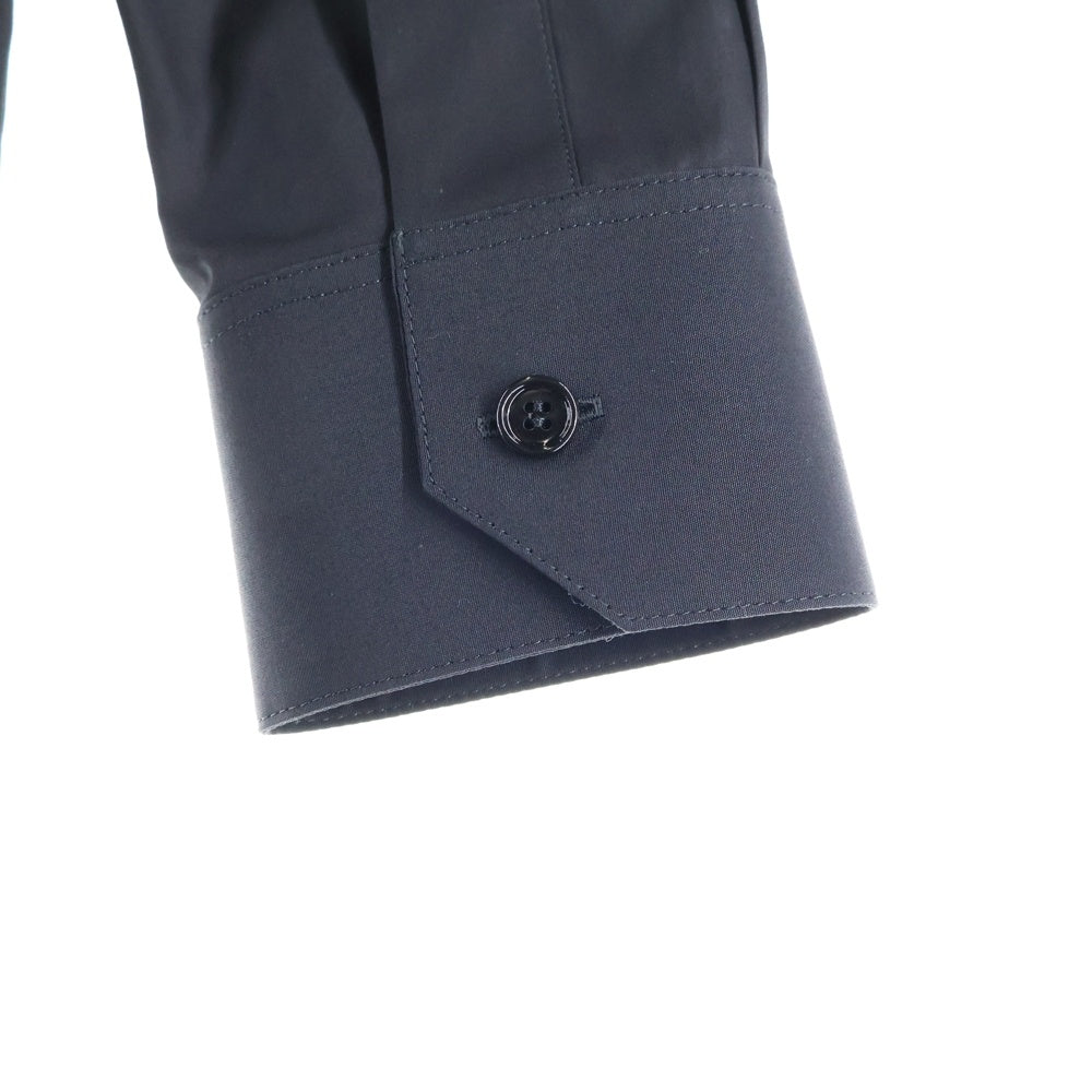 CELINE(セリーヌ) トリオンフ刺繍 インバーテッドカラー ルーズ長袖シャツ ブラック 2C58B091F