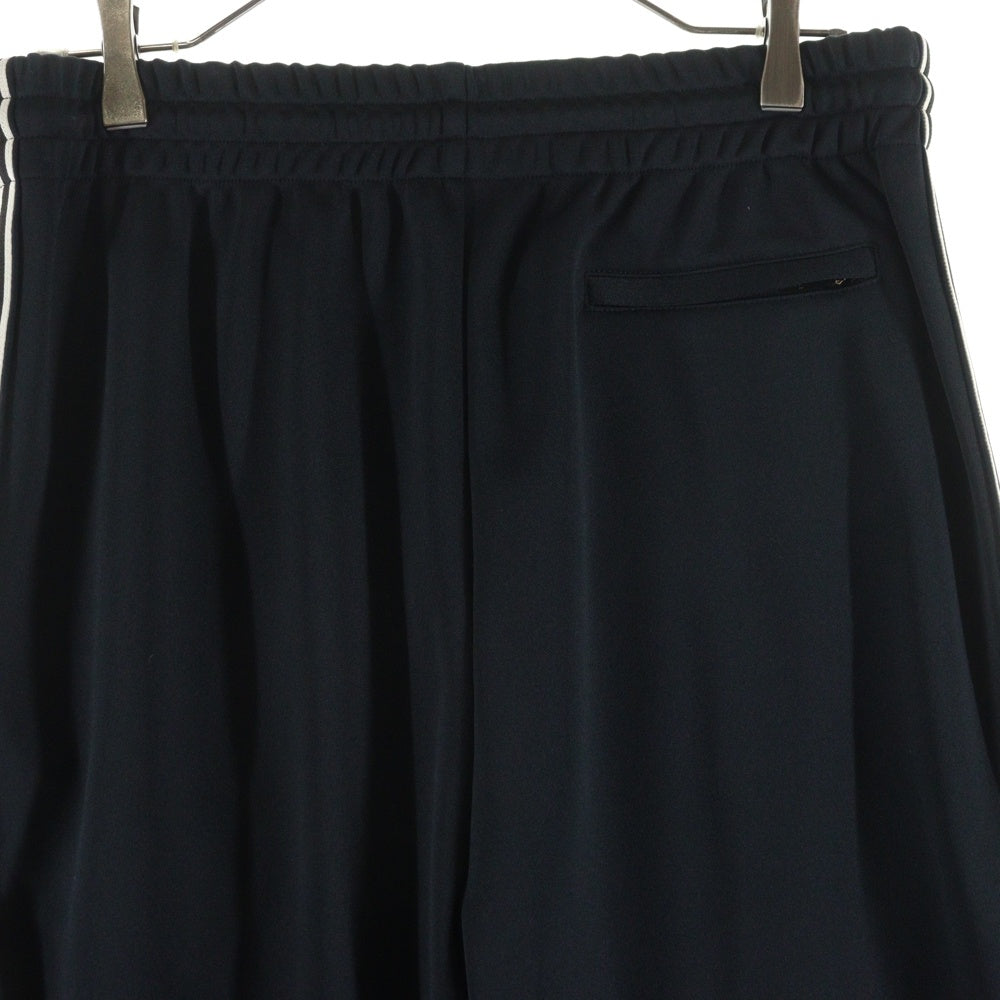 CELINE(セリーヌ) EMBROIDERY DOUBLE FACE JERSEY JOGGER PANTS ダブルフェイス ロゴ刺繍 サイドライン トラックパンツ ブラック 2Z099121O