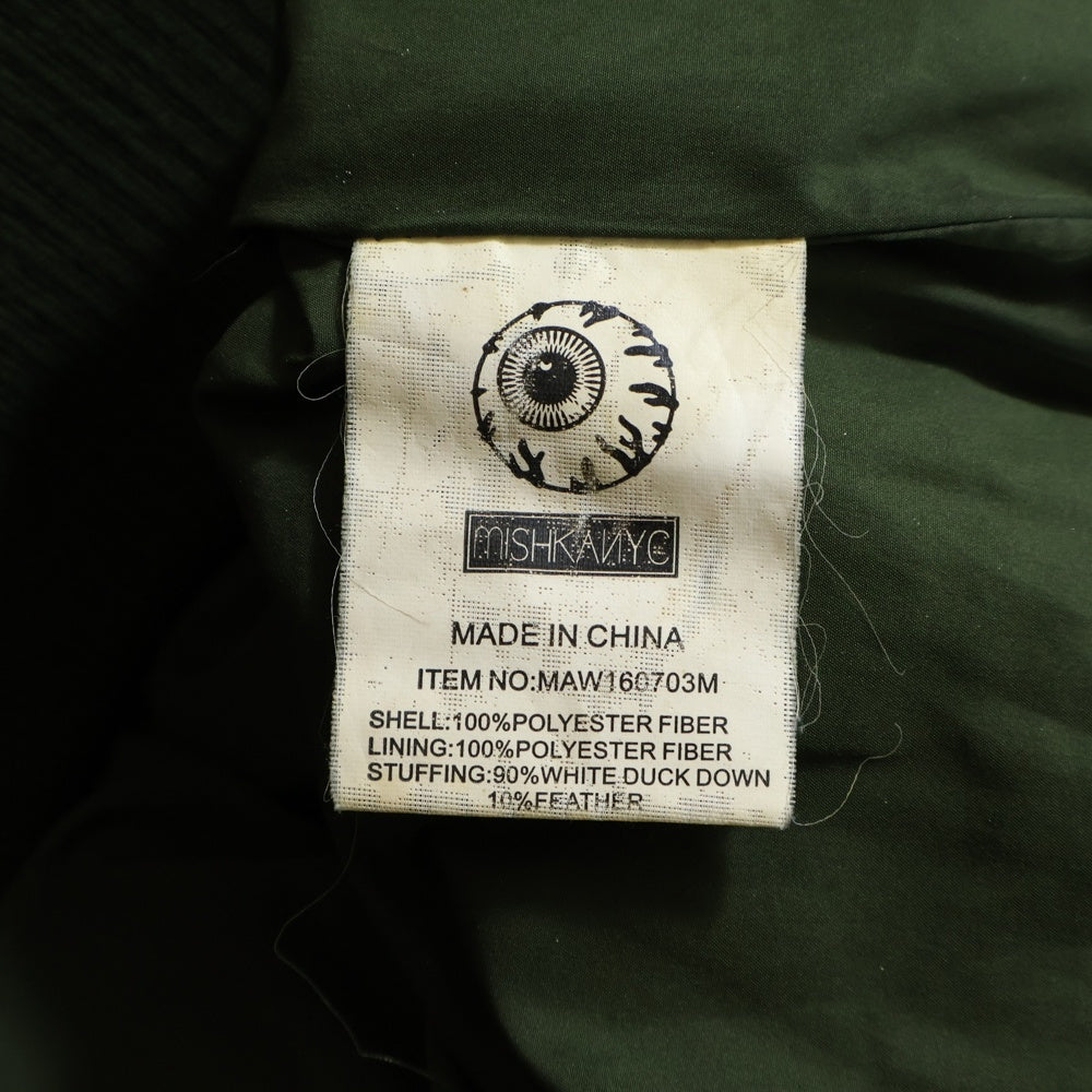 MISHKA(ミシカ) カモフラ MA-1 フライト ジャケット ブルゾン カーキ