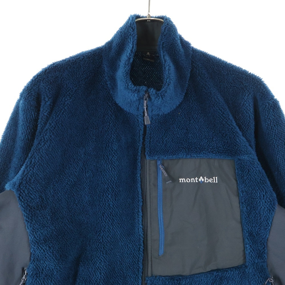 Montbell(モンベル) クリマエア フロントロゴ ボアフリースジャケット ブルゾン ブルー 1106690