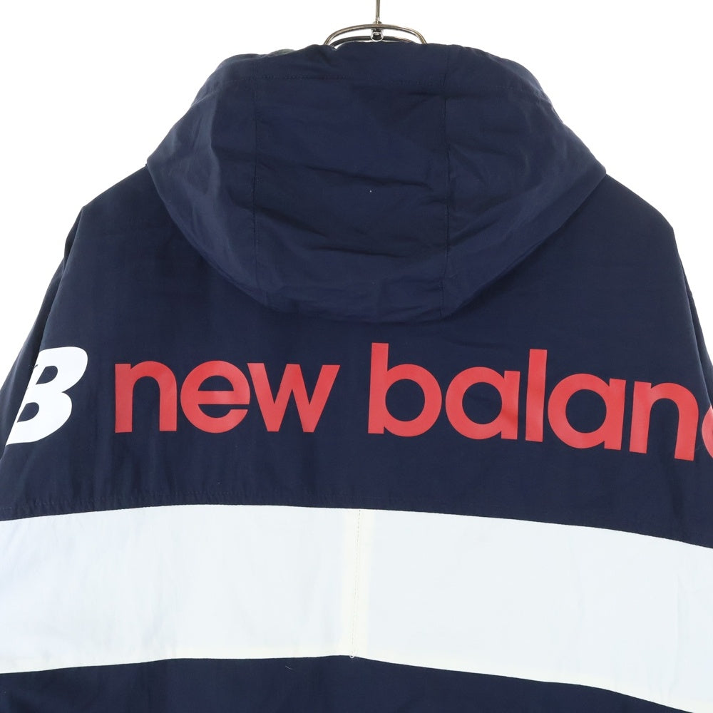 New Balance(ニューバランス) トリコットライニング ウーブン ナイロン ウィンド ジャケット レディース ネイビー JWJL1544