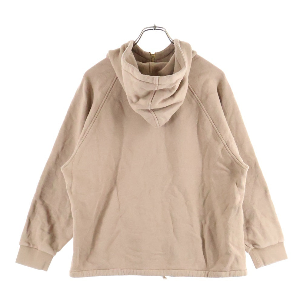 GUCCI(グッチ) ウェブ&GUCCI ラベル付き ハーフジップ プルオーバー スウェット パーカー ベージュ 644656 XJC3W