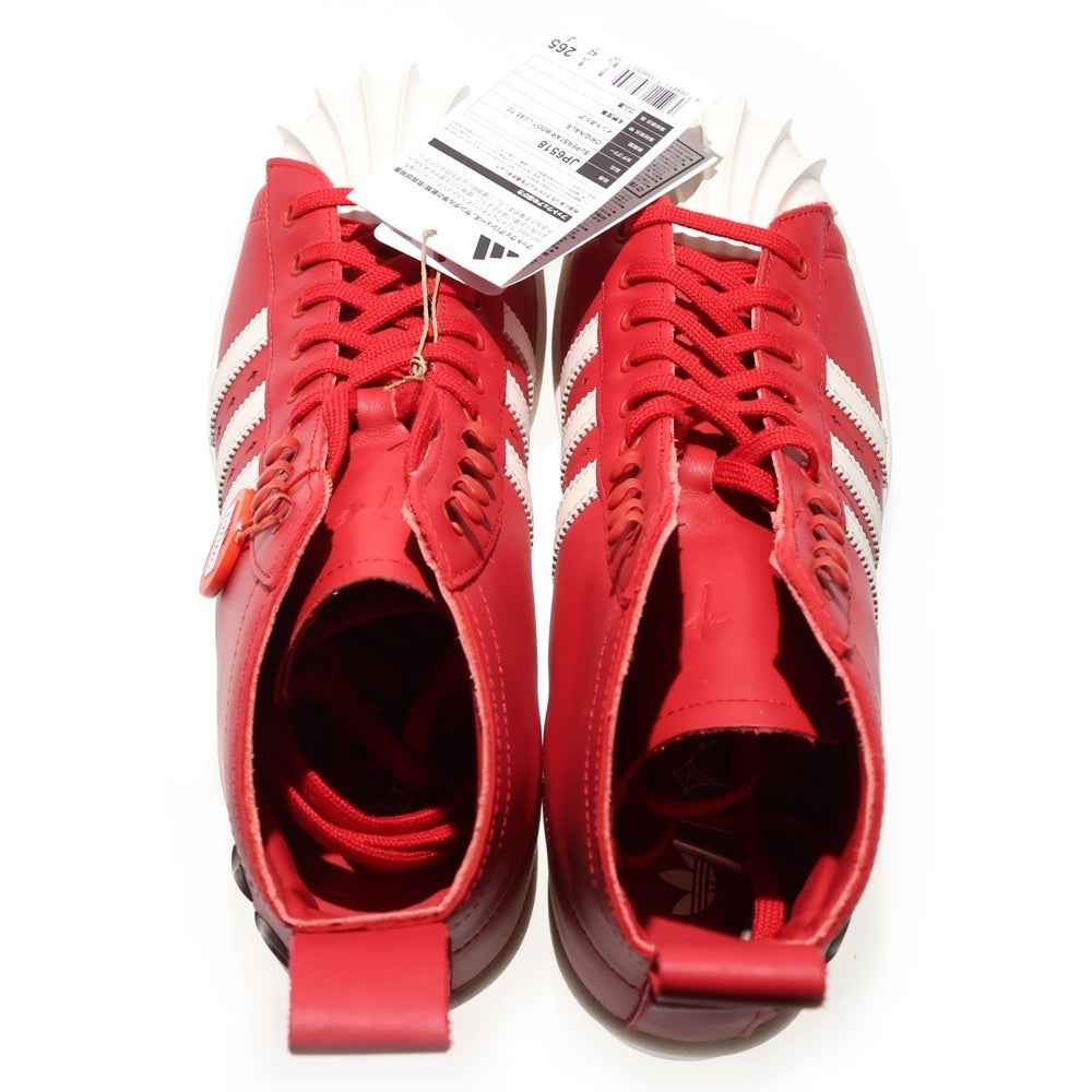 adidas Originals(アディダスオリジナルス) ×THUG CLUB SUPERSTAR BOOT LUXE サグクラブ スーパースター リュクス ミッドカットスニーカー レッド/ホワイト US8.5/26.5cm JP6518