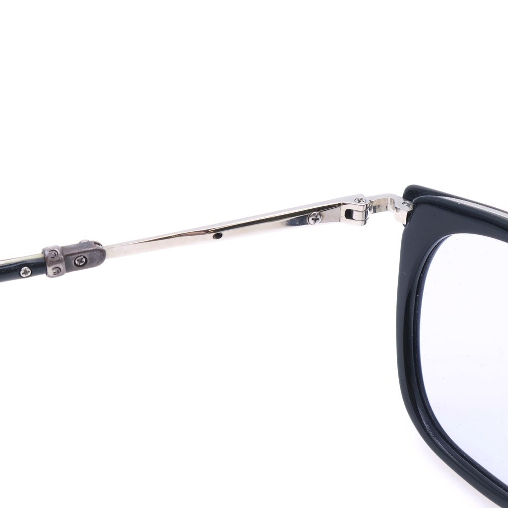 CHROME HEARTS(クロムハーツ) STRAPADICTOME ストゥラパディクトム スクエアフレーム ウェリントンサングラス 眼鏡 ブラック/シルバー