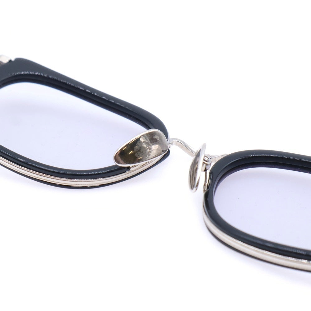 CHROME HEARTS(クロムハーツ) STRAPADICTOME ストゥラパディクトム スクエアフレーム ウェリントンサングラス 眼鏡 ブラック/シルバー