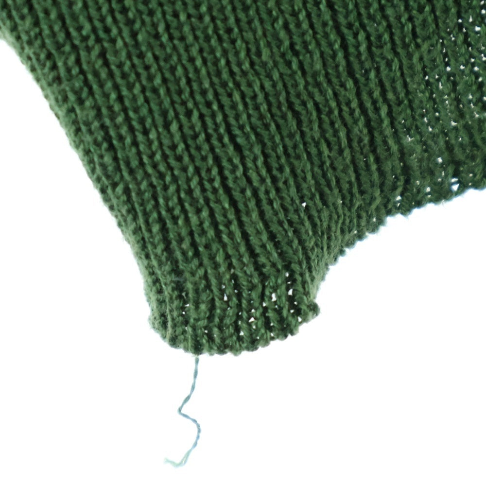 NO BRAND(ノーブランド) CARLO ALBERTO カルロアルベルト オーストラリア製 コットン3Dニット カーディガン マルチカラー