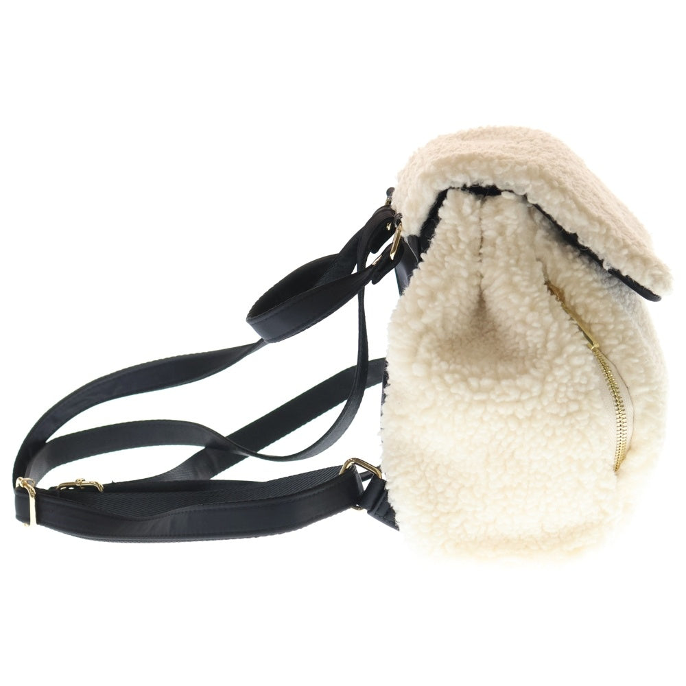 NO BRAND(ノーブランド) BARNYARDSTORM バンヤードストーム ボアフリース ミニ バックパック リュックサック ホワイト/ブラック