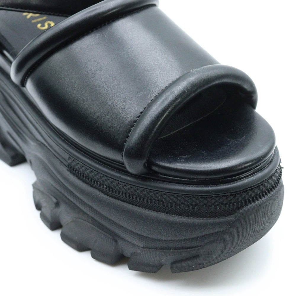 EVRIS(エヴリス) EVRIS エヴリス プラットフォーム サンダル ブラック レディース