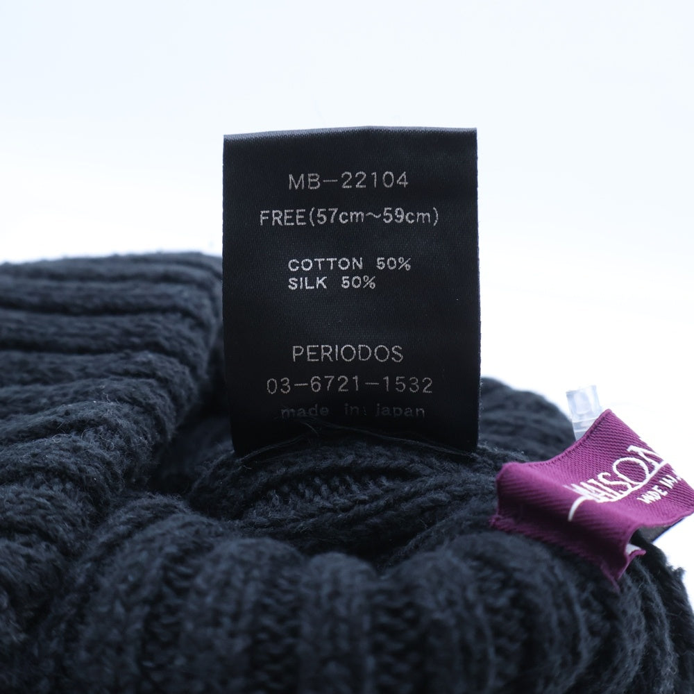 MAISON Birth(メゾンバース) MAISON Birth コットンシルクリブニット帽 / MB-22104