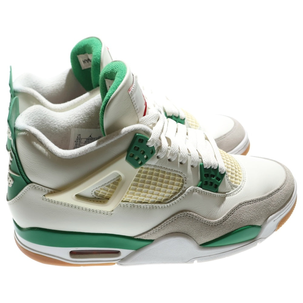 NIKE SB(ナイキエスビー) AIR JORDAN 4 RETRO SP Pine Green エアジョーダン4 レトロ SP パイングリーン ハイカットスニーカー ホワイト/グリーン US9.5/27.5cm DR5415-103