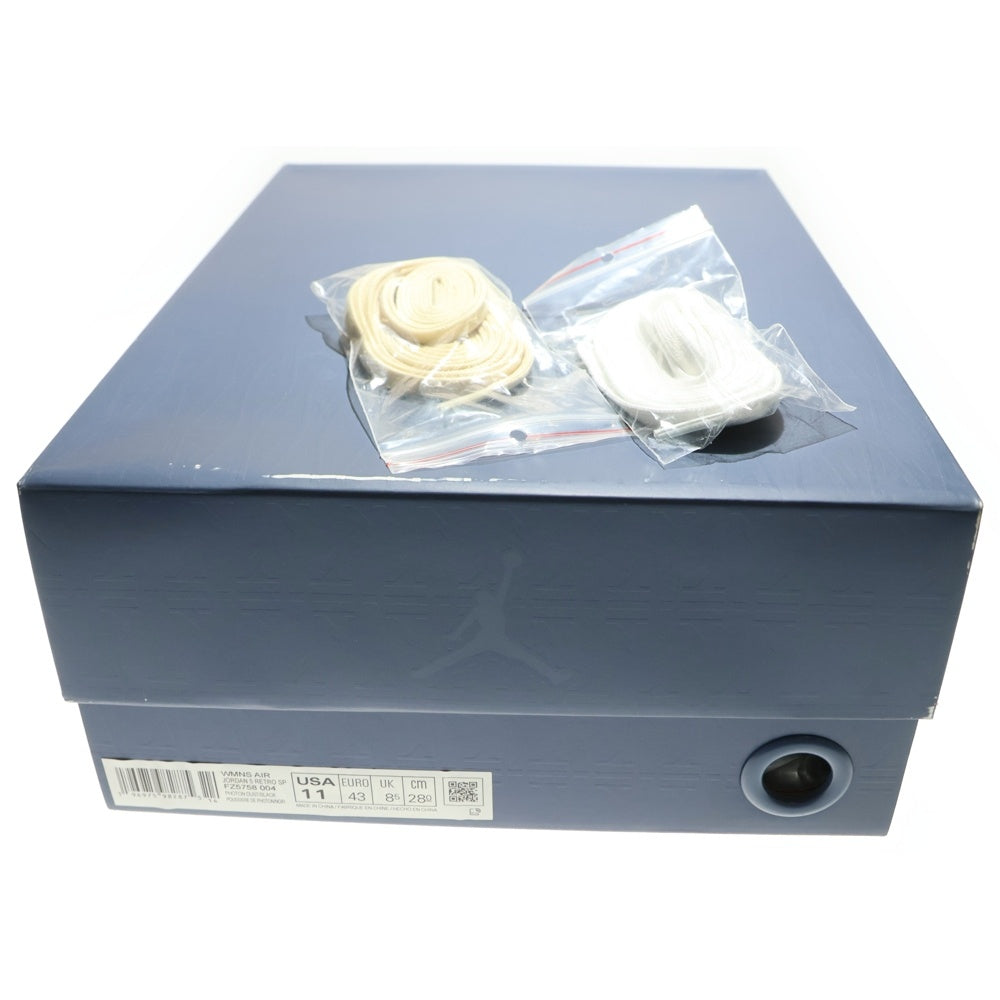 NIKE(ナイキ) ×A MA MANIERE WMNS AIR JORDAN 5 RETRO SP DAWN アママニエール エアジョーダン5 レトロ ドーン ミッドカットスニーカー US11/28cm FZ5758-004