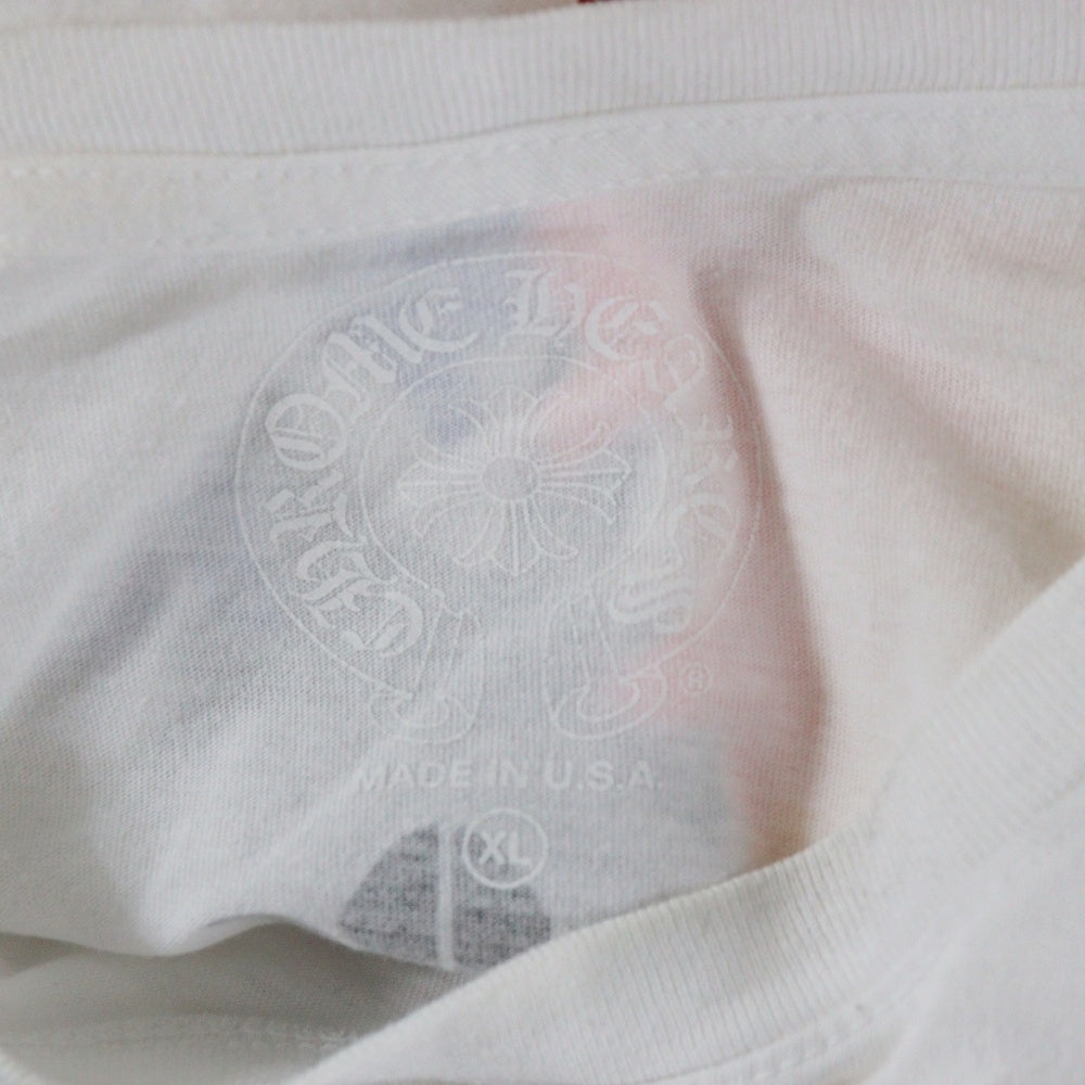 CHROME HEARTS(クロムハーツ) MLTCOL CEM CRS マルチセメタリークロスプリント 半袖Tシャツ カットソー ホワイト