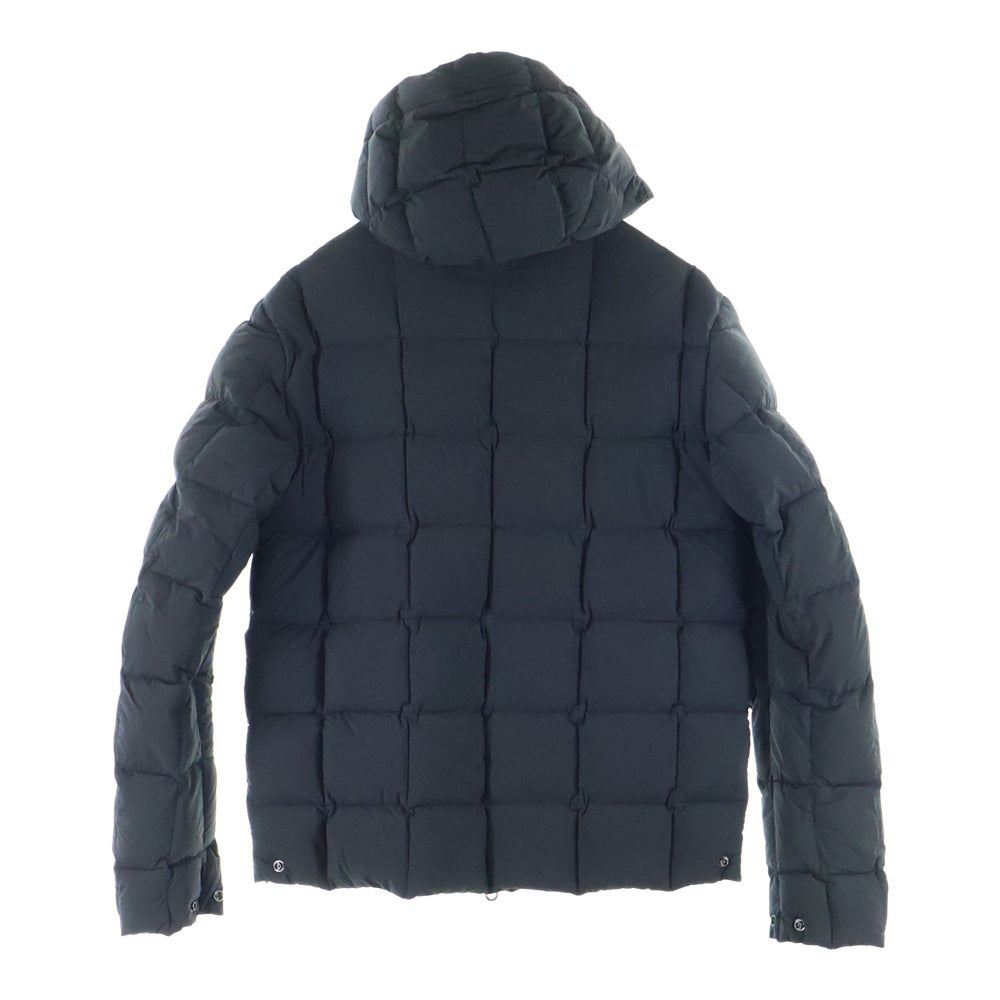 NO BRAND(ノーブランド) MONTECORE モンテコーレ ルーマニア製 ジップアップ フーデッドダウンジャケット ダークグリーン