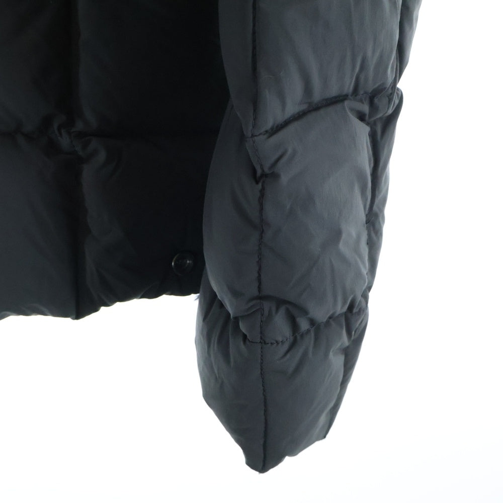 NO BRAND(ノーブランド) MONTECORE モンテコーレ ルーマニア製 ジップアップ フーデッドダウンジャケット ダークグリーン