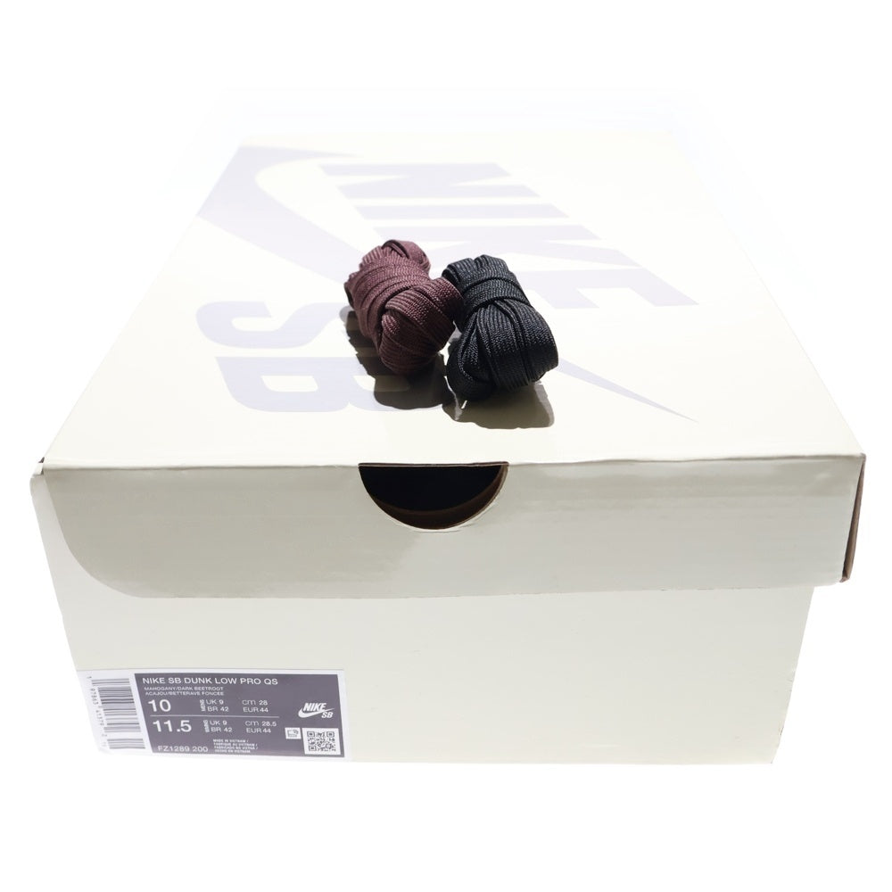 NIKE SB(ナイキエスビー) ×Riot Skateshop DUNK LOW ライオットスケートショップ ダンク ローカットスニーカー レッド US10/28cm FZ1289-200