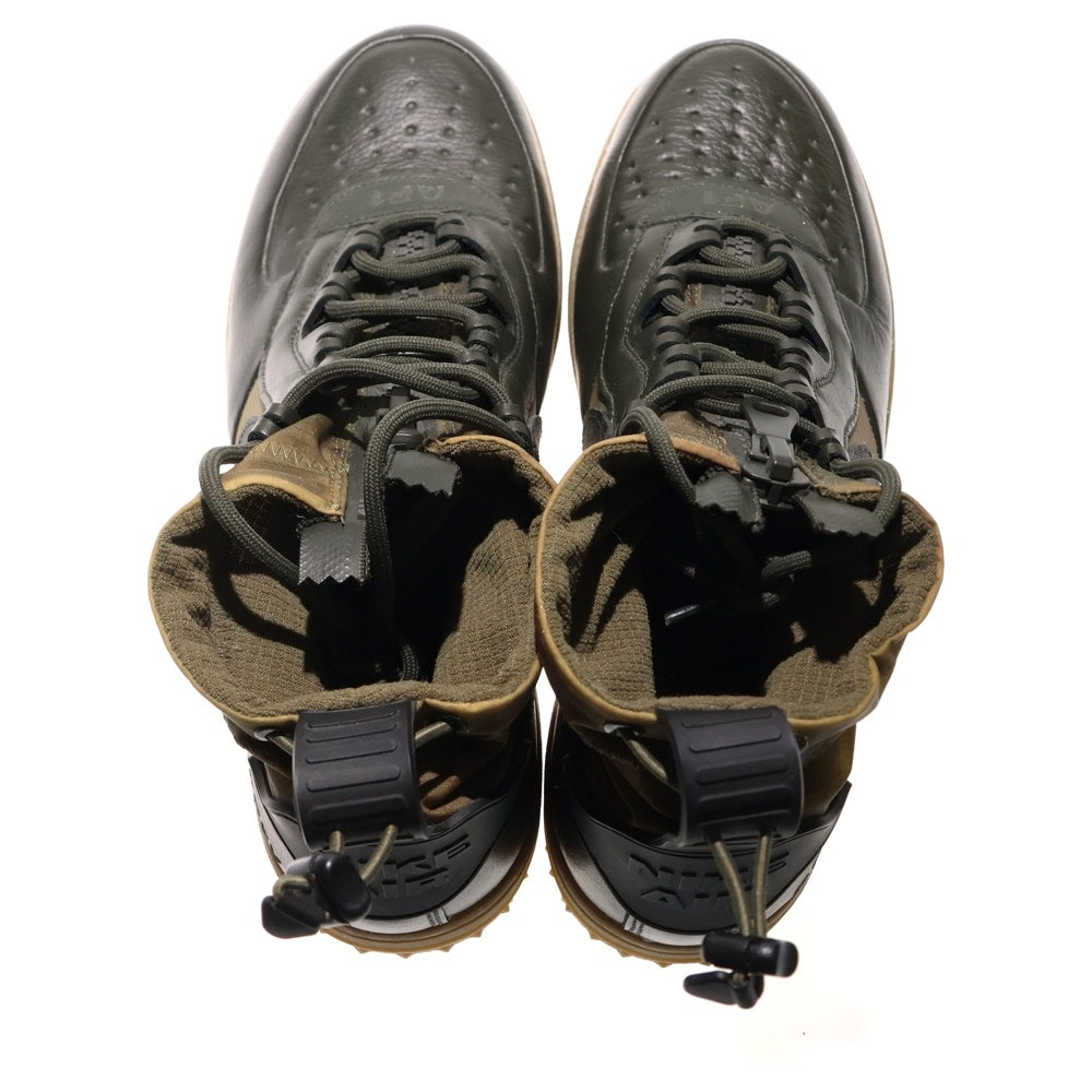 NIKE(ナイキ) AIR FORCE 1 HIGH WINTER GORE-TEX SEQUIOA エアフォース1 ウィンター ゴアテックス セコイア ハイカットスニーカー ブラック/カーキ US9.5/27.5cm CQ7211-300