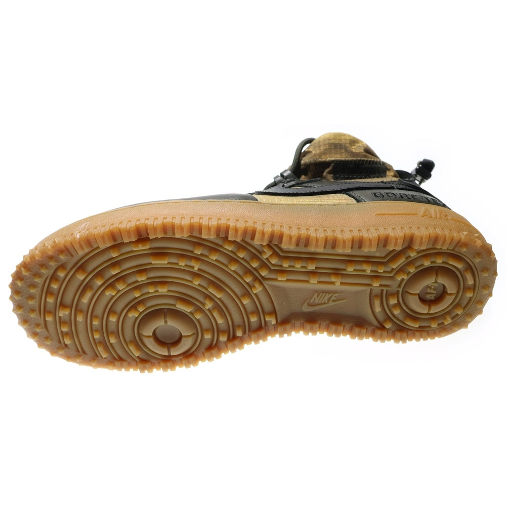 NIKE(ナイキ) AIR FORCE 1 HIGH WINTER GORE-TEX SEQUIOA エアフォース1 ウィンター ゴアテックス セコイア ハイカットスニーカー ブラック/カーキ US9.5/27.5cm CQ7211-300