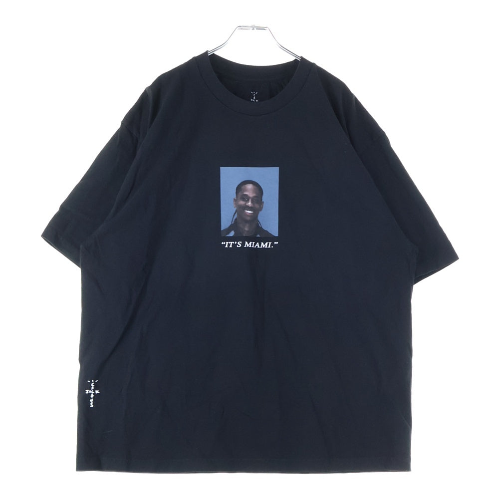 Cactus Jack(カクタスジャック) 24SS FREE THE RAGE TEE #2 フリーザレイジ フロントプリントTシャツ 半袖クルーネックカットソー ブラック