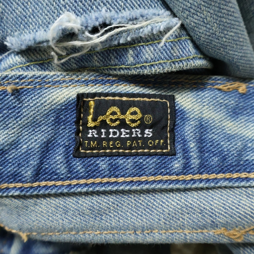 LEE(リー) 24SS BEAMS別注 CRUSH BAGGY DENIM PANTS クラッシュ加工 バギーデニムパンツ インディゴ LB0545